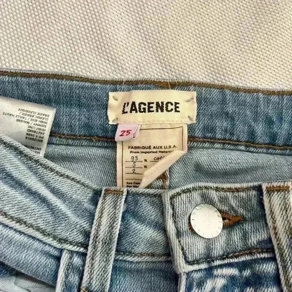 L’agence Straight Leg Distressed Jean - Picture 5 of 8